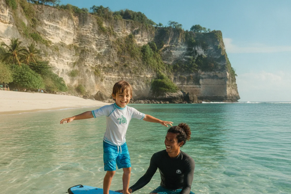 Kids Surf Lesson - 1.5 hours - Rp 400.000