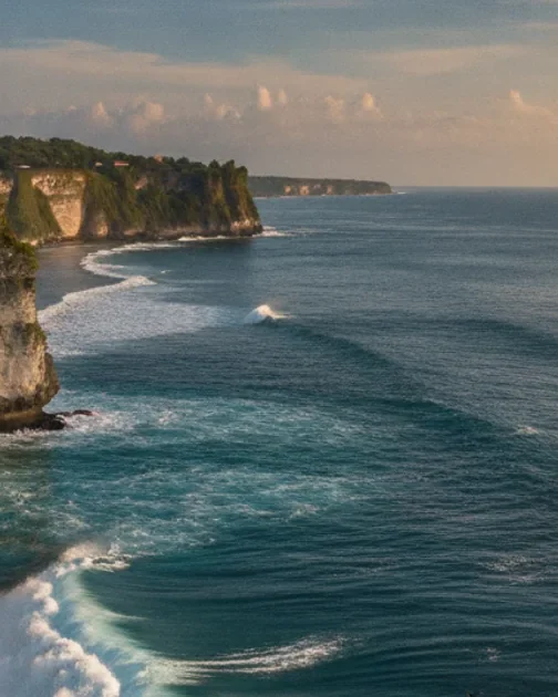 Surf lesson at Jimbaran, Bali, on the Bukit Peninsula